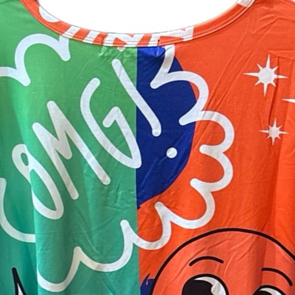 Denim Love Graphic Smiley Face Dress - Picture 12 of 16